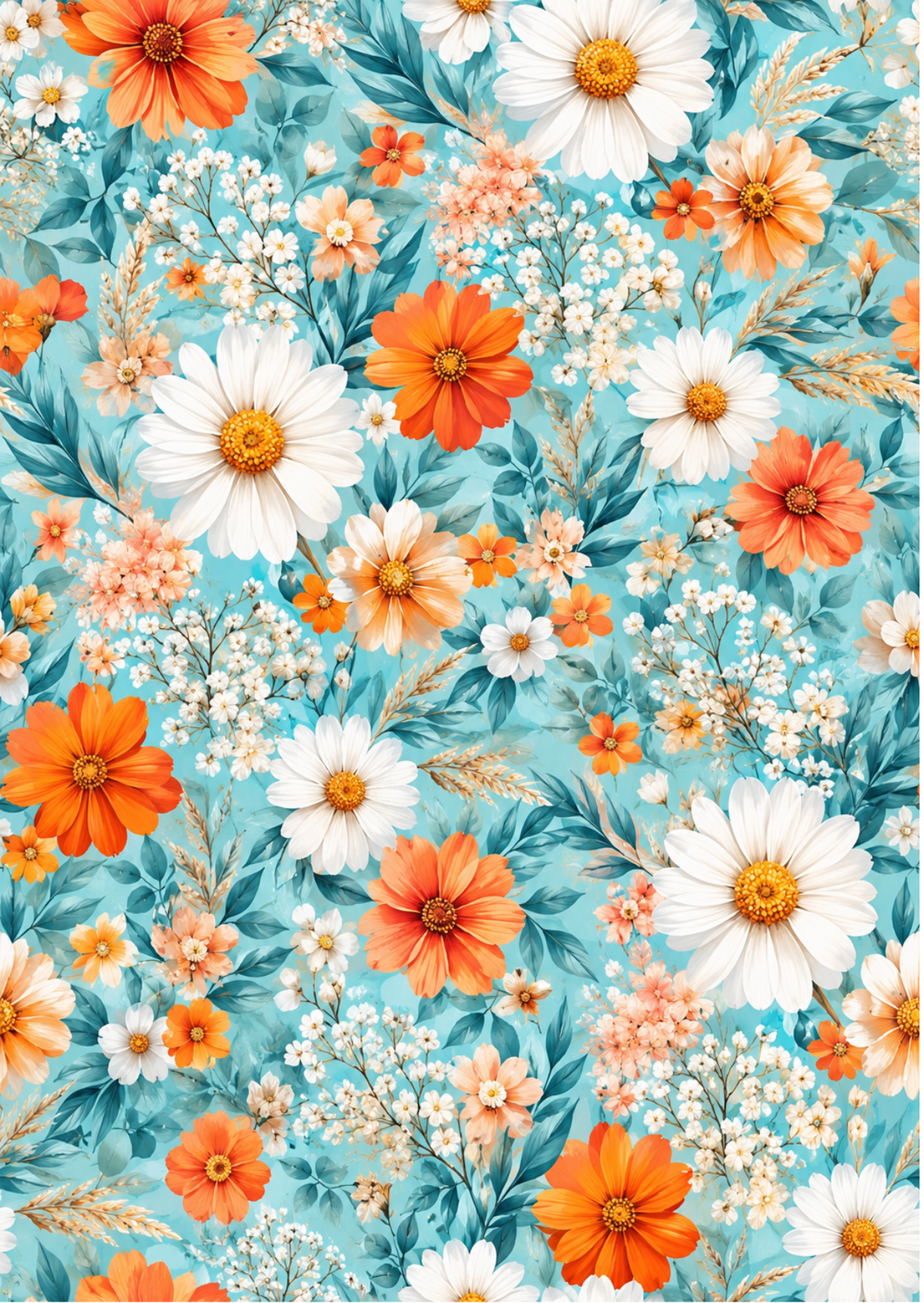 Feuilles de Transfert marguerite