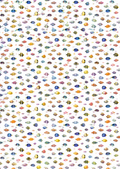 Feuilles de Transfert poissons