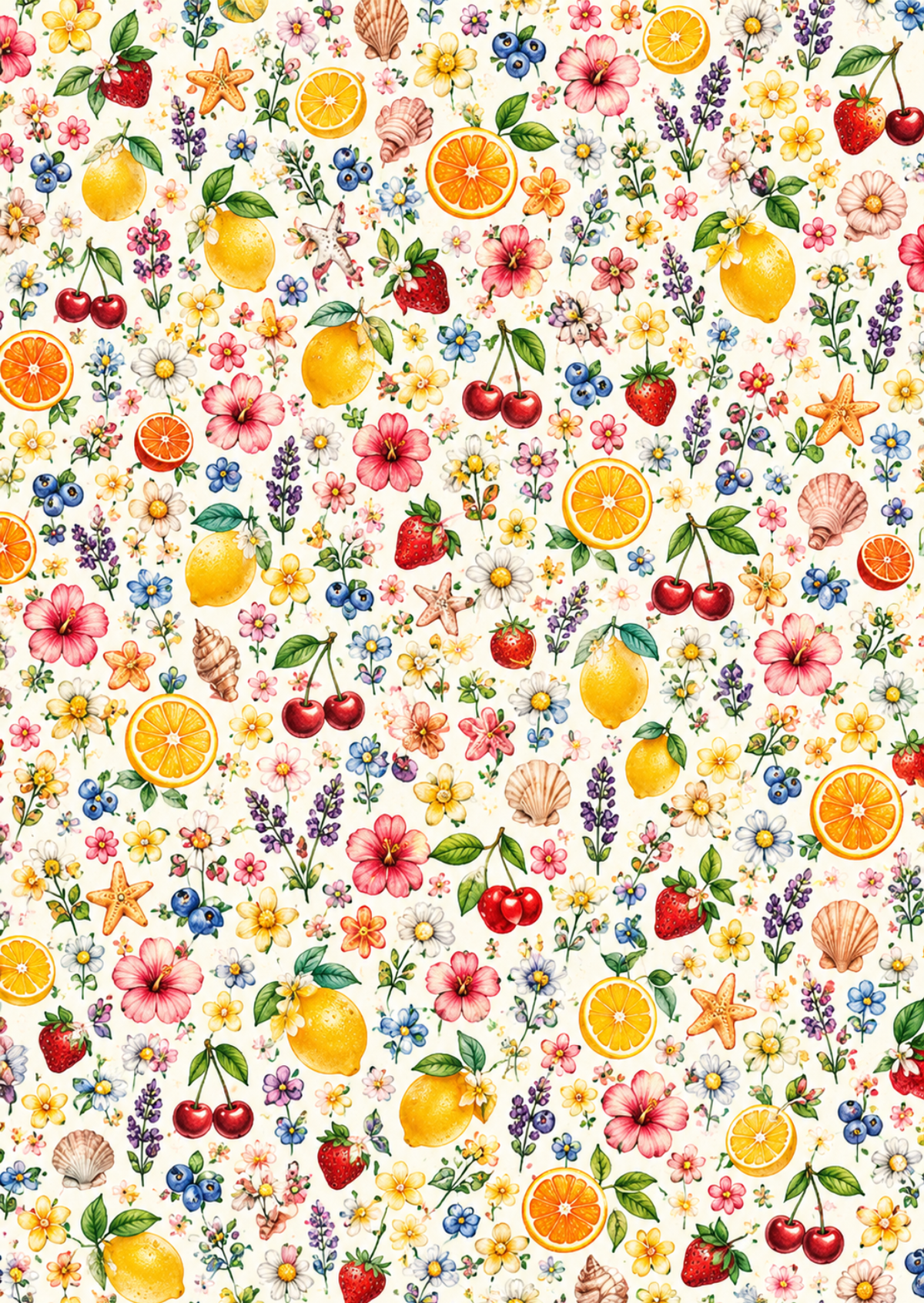 Feuilles de Transfert fruits