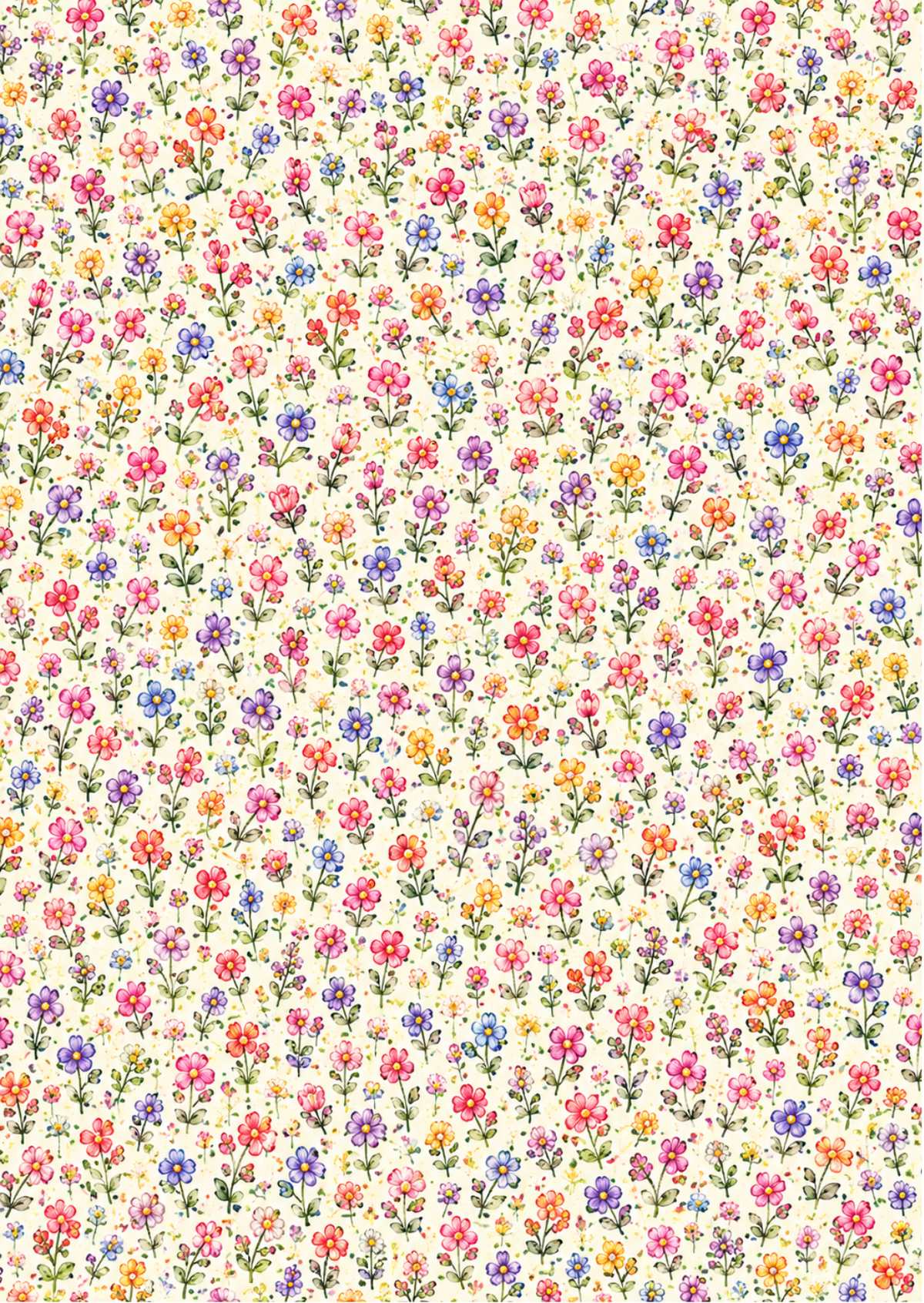 Feuilles de Transfert fleurs
