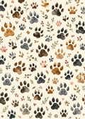 Feuilles de Transfert patte ours