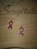 Breloque Sidaction en acrylique
